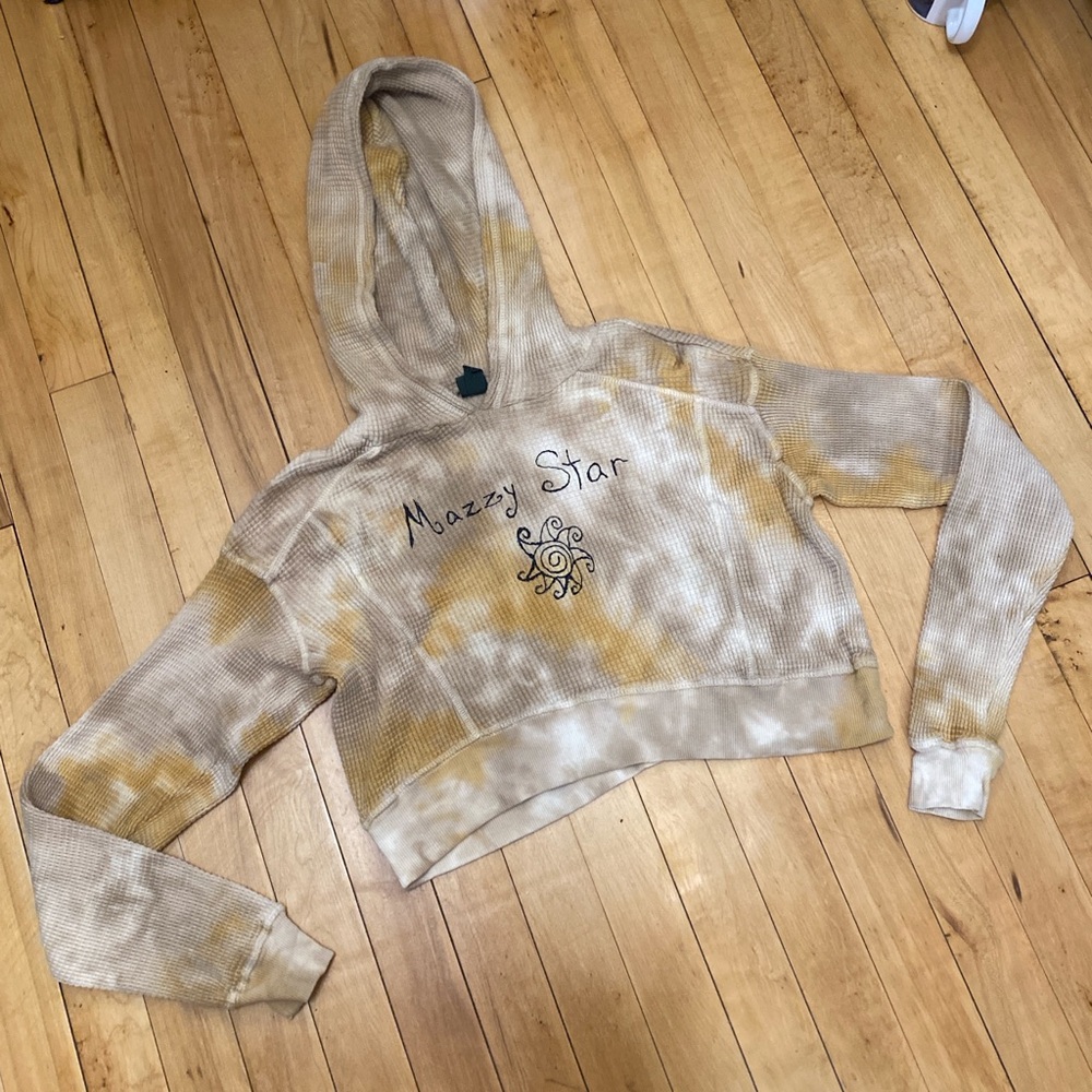 Reworked Handpainted 1 of 1 Mazzy Star Wild Fable Ribbed Knit Sweater